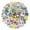 Color3, variant on 100Pcs Super Hero Stickers Laptop Bedroom Wardrobe Car Skateboard Bicycle Mobile Phone Luggage Guitar