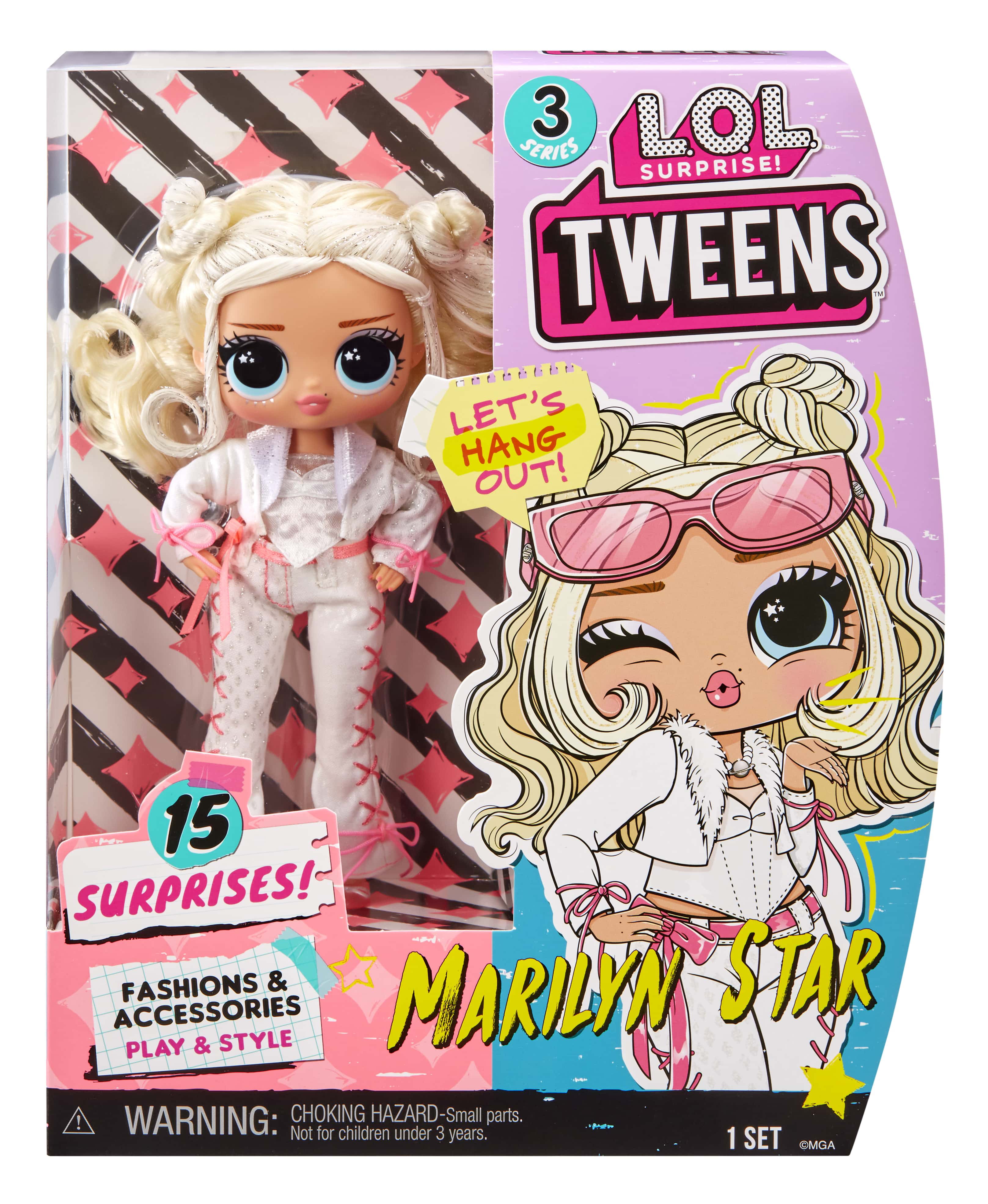 Buy Lol Surprise Tween Series 3 Fashion Doll Marilyn Star With 15