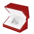 thumbnail image 3 of Dazzlingrock Collection 0.45 Carat (ctw) 14k Round Diamond Ladies Engagement Bridal Promise Ring 1/2 CT, White Gold, Size 8, 3 of 3