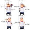 thumbnail image 4 of CNKOO Vintage Chef Figures Kitchen Ornament Display Statue Model Decor Coffee Bar Cafe Room Decoration Restaurant Sculpture, 4 of 6