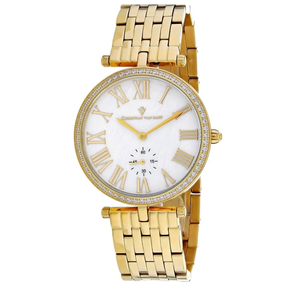 Reloj Christian Van Sant Hush de Acero Inoxidable con Movimiento de Cuarzo