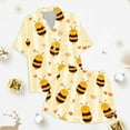thumbnail image 4 of Ensemble de Pyjama Imitation Soie Imprimé pour Filles, 4 of 4