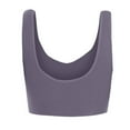 thumbnail image 3 of Gyouwnll Double Women Plus Size Strapless Bra Bandeau Tube Removable Padded Top Stretchy Purple 5XL, 3 of 5