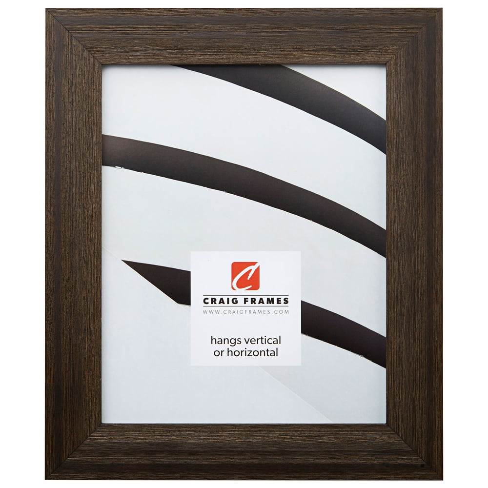 Craig Frames Driftwood 15, 14x18 inch Picture Frame, Weathered Black