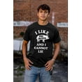 thumbnail image 4 of Like Pig Butts Cannot Lie Bacon Lover Plus Size Crewneck Graphic Tee Shirt Brisco Brands 2X, 4 of 5