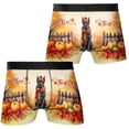 thumbnail image 3 of Happy Thanksgiving Cane Corso Give Thanks Fall Beanie Scarf Welcome All Over Print Boxer Briefs Underwear for Men Dad Italian Mastiff Dog Lover Gifts Idea - 00020, 3 of 6