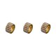 thumbnail image 2 of Qarigey Anillo de amistad Diamantes brillantes Símbolo de vínculo eterno Compromiso único Anillo de promesa de boda dorado 4 filas Type1 NO1, 2 of 6
