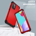 thumbnail image 2 of TECH CIRCLE For Galaxy A20s Case, Dual Layer Slim Heavy Duty Hybrid Rugged Shockproof Anti-Scratch Protective Back Phone Cover for Samsung Galaxy A20s,Red, 2 of 7