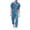 R63-Blue, variant on Coveralls for Men Short Sleeve Regular Fit Jumpsuit Lightweight Solid Color Work Wear Jumpsuit With Pockets Casual Overall Uniform,Black