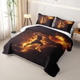 thumbnail image 3 of Feelyou Basketball Sport Twin Quilt Set for Boys, Modern Ball Player Twin Coverlet Set, 2pcs, 3 of 7