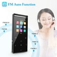 thumbnail image 6 of MP3 Player, MUSBOY 64GB Bluetooth 5.0, Portable Lossless Music Player with FM Radio, Touch Button, Multi-Function, 6 of 7