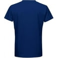thumbnail image 4 of MIXUE Shirts For Men Summer Solid Color V Neck Short Sleeve Zipper Casual Pullover Tops Tee Shirts Daily-Wear,Blue,XXXXL, 4 of 5