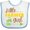 White and Blue, variant on Inktastic Little Farmer Girl Girls Baby Bib