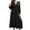 Black, variant on Dresses for Women Maxi Dress Autumn And Winter 2025 Fashion Solid Color Cross V-neck Pleated Dress Long Skirt Green