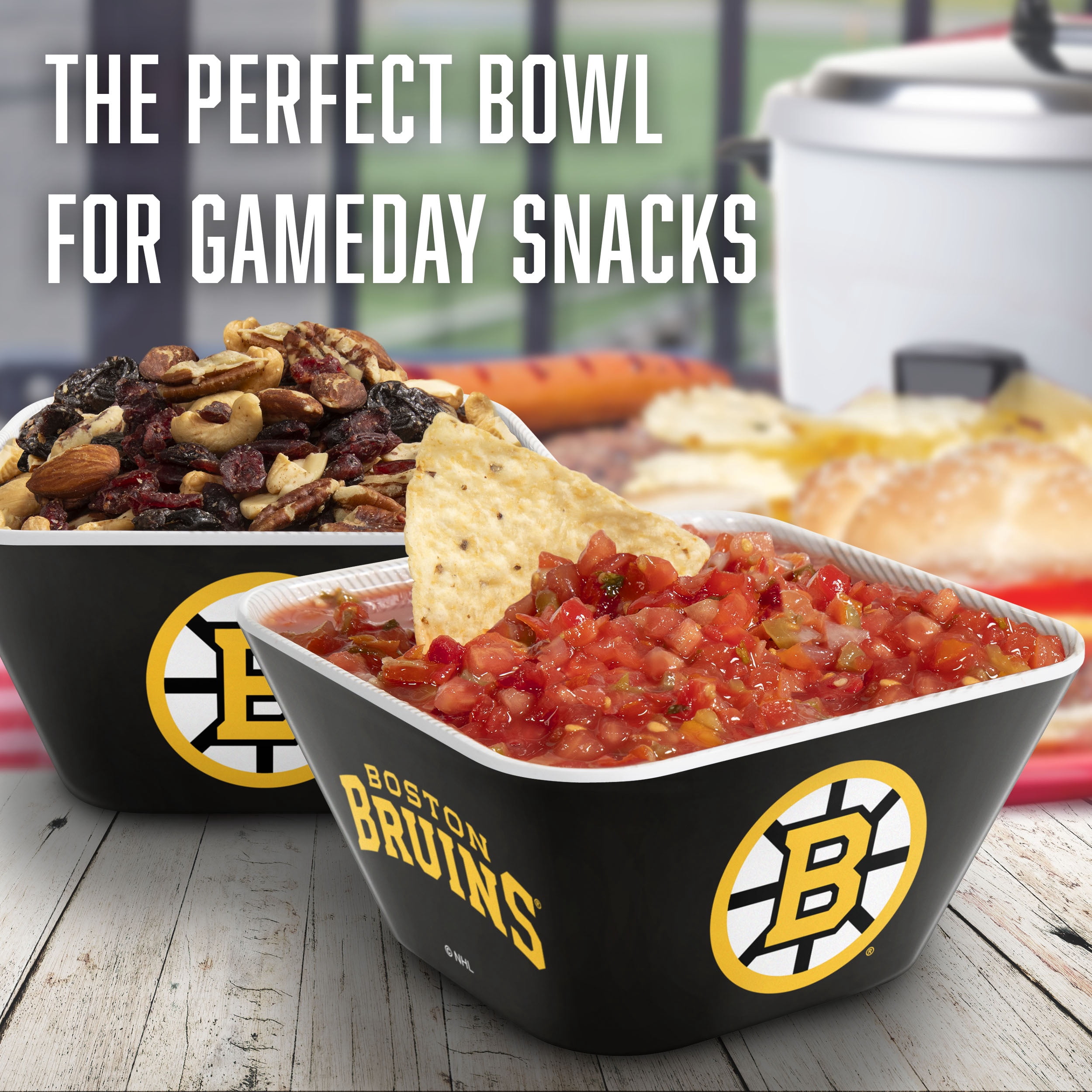 YouTheFan NHL Boston Bruins Small Snack Bowl