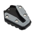 thumbnail image 3 of Zorion Motorcycle Kickstand Plate, Motorcycle Stand Pad, Enlarged Bottom Foot Extension Gray, 3 of 9