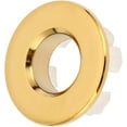 thumbnail image 1 of Anillo de desbordamiento de fregadero, anillos de desbordamiento de fregadero, cubierta de desbordamiento de fregadero de latón, orificio circular para fregadero para cocina de ba?o (dorado) LingWen 8390606710659, 1 of 1