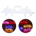 thumbnail image 2 of Letrero De Neón Con Latido Del Corazón, Lámpara Led Romántica Con Logo De Amor, Ip43, Luz Nocturna De Neón Acrílica Resistente Al Agua, Carga Usb, Decoración De Latido Del Corazón De Neón Moyic HA013173-00, 2 of 7