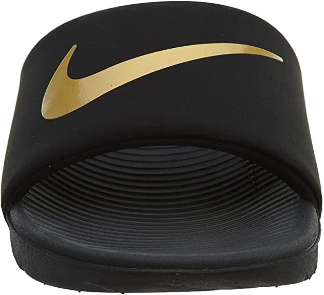 Nike Kawa Youth Slides Black | Gold Size 3