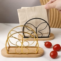 Paper Towel Mount Tissue Storage Paper Towel Holders For Large Rolls Table Napkin Rack Modern Metal Napkin Rack For Kitchen Tables And Countertops Cocktail Napkin Rack For Indoor And Outdoor Use