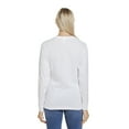 thumbnail image 2 of Women Long Sleeve T-Shirt Premium Jersey Long Sleeve Shirts Tee 100% Cotton S M L XL 2XL 3XL Blank Ladies Tshirts, 2 of 8