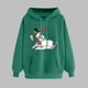 thumbnail image 2 of WILLBEST Sudadera con Capucha para Mujer, Estilo Navideño Otoño/Invierno, con Cremallera y Capucha Gruesa Mediana, 2 of 3