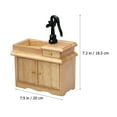 thumbnail image 4 of 30 Ensembles de Meubles Miniatures en Bois pour Décoration de Maison Miniature, 4 of 8