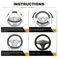 thumbnail image 5 of Auto Heated Steering Wheel Cover 12v 15 In Car Universal Winter Steering Wheel, 5 of 5