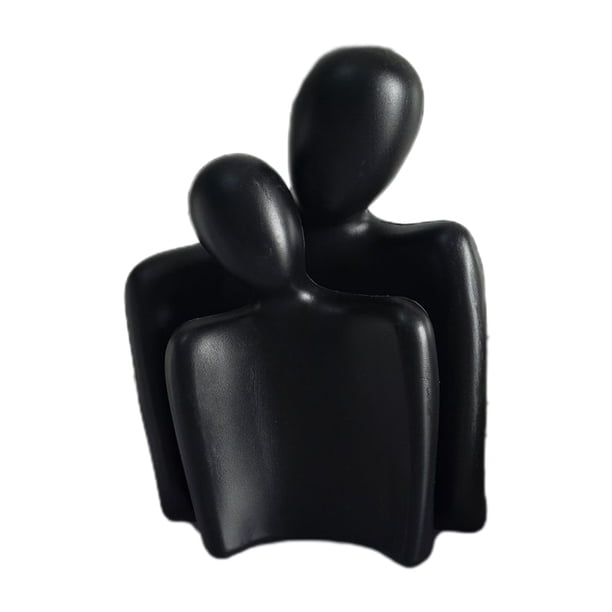 Regalos de Aniversario de Boda para Pareja Estatuas Colgantes Blancas Y Negras 2 Paquetes de 7.87x5.91 Pulgadas, Ornamento Romántico para la Oficina Del Dormitorio Del Hogar, la Tienda de Vestidos de