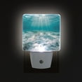 thumbnail image 3 of Serene Ocean Floor Night Light 2 Pack LED Nightlight Plug into Wall Dusk to Dawn Sensor Soft White, 3 of 7