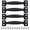 Black, variant on Giaone Pack Of 4 Gate Handles Iron Pulls for Wood Door Barn Door Knob Drawers Handle