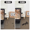 thumbnail image 2 of Unique Bargains 5pcs Magnetic Cable Ties 7.48" Cord Organizer Multicolor Black, 2 of 6
