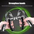 thumbnail image 5 of fankhu Men 5-60 KG Grip Strength Trainer Hand Gripper with Timer Stress Relief (Black), 5 of 9