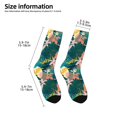 thumbnail image 2 of Rocae Hawaiian Style for Girls Boys Crew Socks,Children's Socks, Kids Socks, Toddler Socks: Daily Wear with Kids School Uniform, 2 of 5