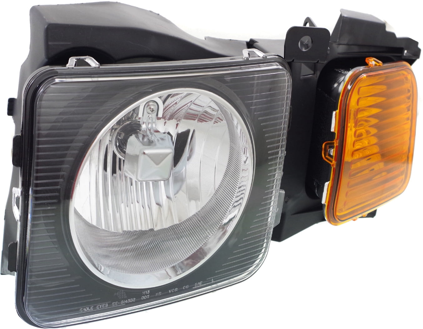 Headlight Compatible With 2006-2010 Hummer H3 2009-2010 H3T Left Driver Halogen With bulb(s)