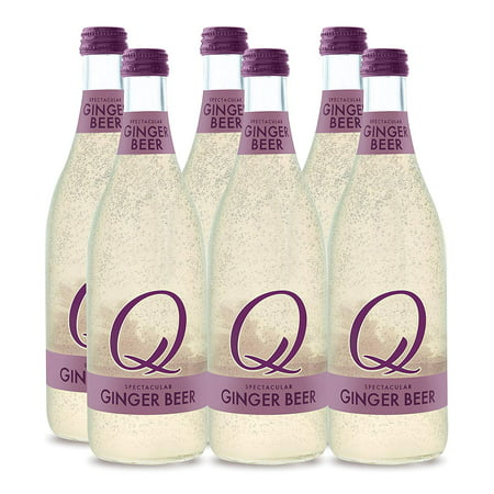 (6 Bottles) Q Ginger Ale, 16.9 Fl Oz