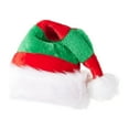 thumbnail image 4 of JYYYBF Santa Hats for Adults Kids Fluffy Velvet Christmas Elf Hat with Fur Trim Holiday Party Supplies for New Year's Day, 4 of 8
