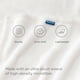 thumbnail image 3 of Manta de cama, forro polar blanco, 300 g/m², 130 x 150 cm, 3 of 8