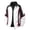 White, variant on Men's Track Jacket Stand Collar Zip Up Color Block Lightweight Casual Sports Fall Winter Outerwear