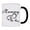 Mug-0035-Blk, variant on LOL, Laughing Looking Face Text Image We send each other Coffee Mug-0161-Black