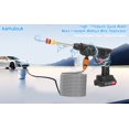thumbnail image 4 of Seipola 24V Cordless Power Washer - 300W High Pressure Washer with 2 Batteries, 6-in-1 Nozzles & Foam Sprayer - Portable Electric Car/Garden Cleaner (30Bar, 240L/H), 4 of 7