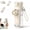 White, variant on Summer Essential 20 oz Tritan Water Bottle with Built-in 3-Speed Handheld Fan 2-in-1 Portable Cooling Tumbler with Dual Drinking Straw for School Gym Beach Travel