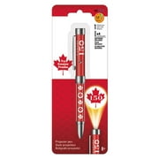 Projector Pen - Canada 150 Leaf Flag HG Flashlight 1.0mm Ballpoint iw4156