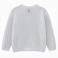 thumbnail image 5 of Gibobby Sweater Unisex Boys Girls Back to School Button-Up Basic Crew Neck Solid Cardigan 1t 2t 3t 4t 5t Toddler Cotton Knit Sweater(3-4 Years,White), 5 of 5