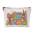 thumbnail image 2 of CaiYueKe Easter Bunny Storage Bag Zippered Pencil Case Cosmetic Makeup Organizer Travel Toiletry Bag Portable Burlap Pouch for Women Girls School Supplies Gifts, 2 of 7