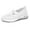 White, variant on Women Casual Shoes Foam Sole Hollow Out Slip On Walking Shoes Arch Support Lightweight Comfortable Daily Footwear ,Us Size:9