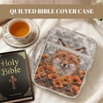 thumbnail image 7 of FOR U DESIGNS Fox Poppy Flower Print Lightweight Bible Carrying Case with Handle Large Capacity Church Bag Bible Protective Bible Journaling Supplies Christian Gifts, 7 of 7