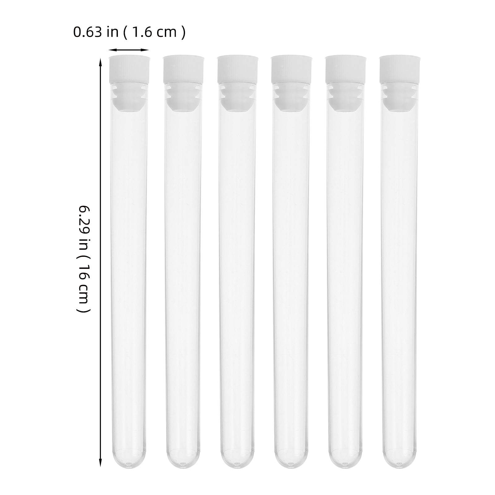 HEMOTON 100pcs Needle Container Sewing Needle Tubes Plastic Needle Case Needles Holder