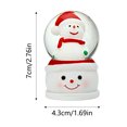 thumbnail image 2 of Large Christmas Ornament 2022 Christmas Ornament Christmas Ornament Pack Babies Second Christmas Ornament Glass Christmas Ornament 50ml Snowball Snowball With Light Santa Base Daughter, 2 of 3