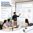 thumbnail image 6 of Dry Erase Sticker for Wall Tutuviw White Board Paper with 3 Markers Self-Adhesive Message Board Decal Cuttable Whiteboard Sticker Self-Adhesive White Board Roll Wallpaper for Office(17.7"×78.7"), 6 of 7